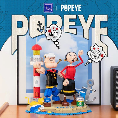 Pantasy POPEYE·WITH OLIVER Building Bricks Set 29*36*33cm