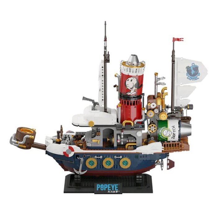 Pantasy POPEYE·ADVENTURE SHIP Building Bricks Set 57*49*21cm