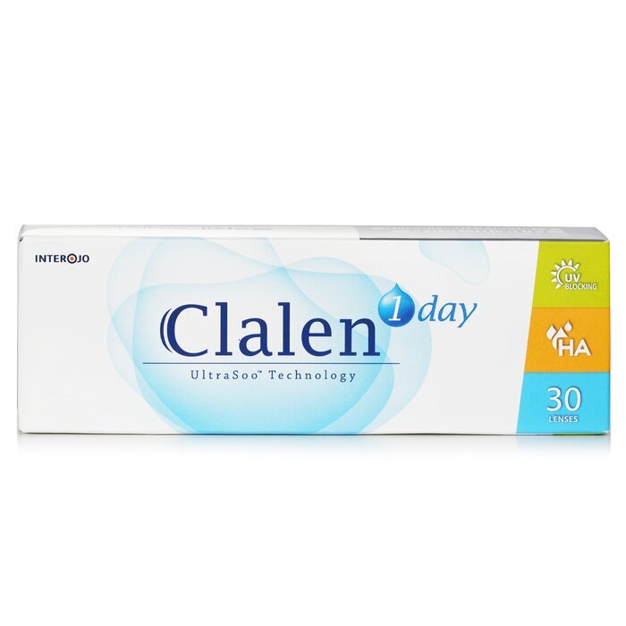 Clalen 1 Day Ultra-Soo Clear Contact Lenses -3.00 30pcs