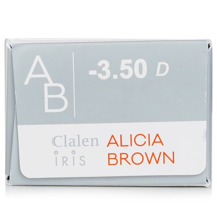 Clalen 1 Day Iris Alicia Brown Color Contact Lenses -3.50 30pcs