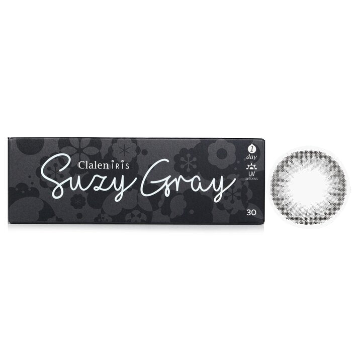 Clalen 1 Day Iris Suzy Gray Color Contact Lenses - - 2.00 30pcs