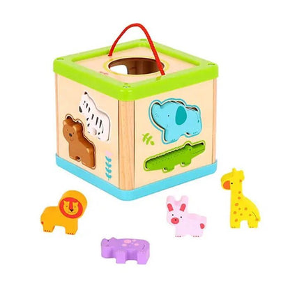 Tooky Toy Co Animal Sorter 16x16x15cm