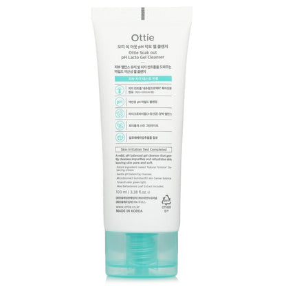 Ottie Soak Out pH Lacto Gel Cleanser 100ml/3.38oz