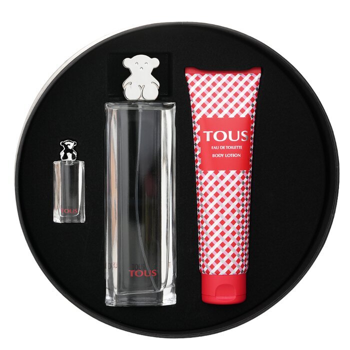 Tous Eau De Toilette Spray 90ml + Eau De Toilette Spray 4.5 ml + Body Lotion 150ml 3pcs