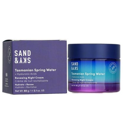 Sand & Sky Tasmanian Spring Water - Renewing Night Cream 60g/2.1oz