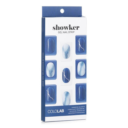 Cololab Showker Gel Nail Strip # CNA401 Blackberry Marble 1pcs