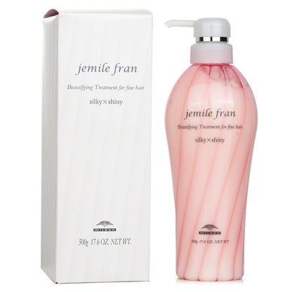 Milbon Jemile Fran Beautifying Treatment - Silky & Shiny (For Fine Hair) 500g/17.6oz