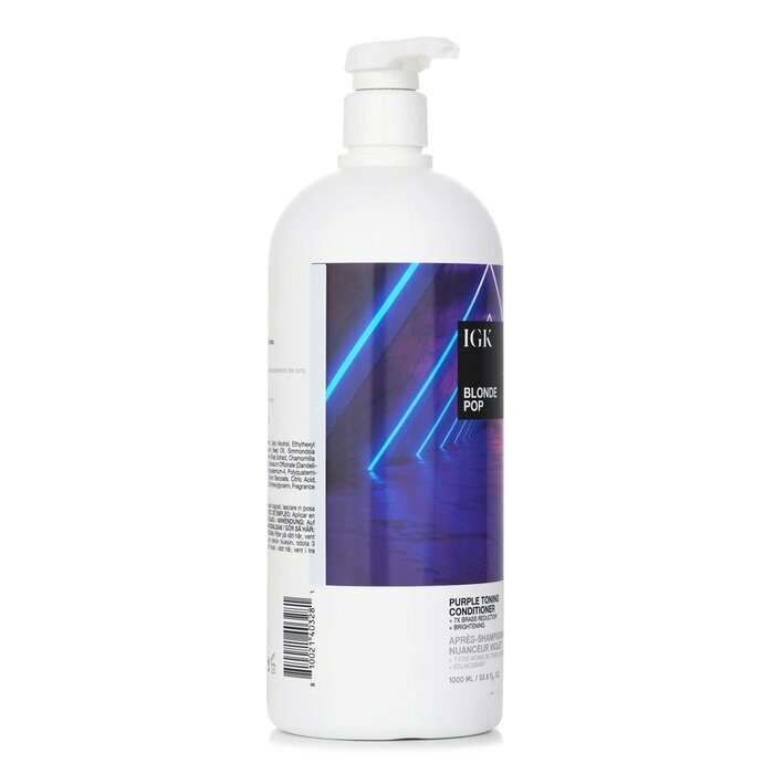 IGK Blonde Pop Purple Toning Conditioner 1000ml/33.8oz