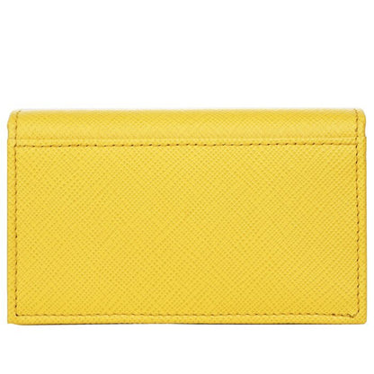 Prada Saffiano Leather Card Holder 1MC122 Yellow