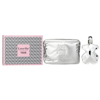 Tous Love Me The Silver Parfum Coffert : Eau De Perfum 90ml + Bag 2pcs