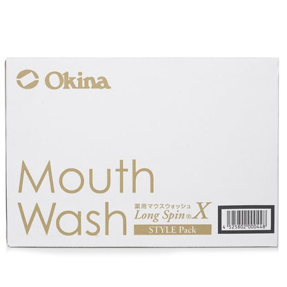 Okina Mouthwash Long Spin-Mint(Blue) - 14ml x 100 Capsules 14ml x 100pcs