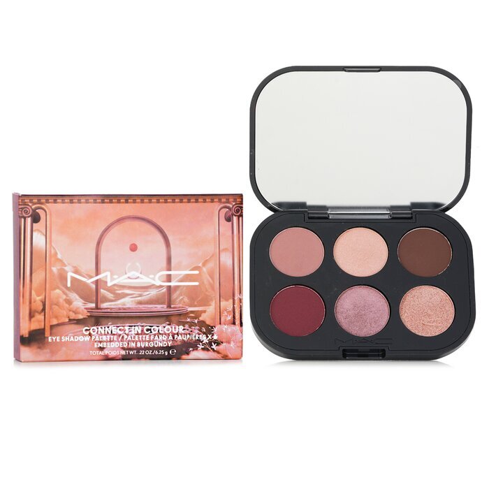 MAC Connect In Colour Eye Shadow Palette (6x Eyeshadow) - # Embedded In Burgundy 6.25g/0.22oz