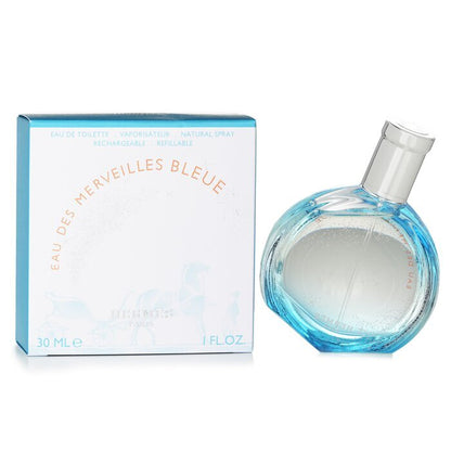 Hermes Eau Des Merveilles Bleue Refillable Eau De Toilette Spray 30ml