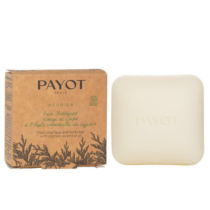 Payot Herbier Cleansing Face And Body Bar With Crypress Essential Oil 85g/2.9oz