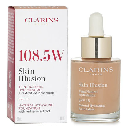 Clarins Skin Illusion Natural Hydrating Foundation SPF 15 - # 108.5 Cashew 30ml/1oz