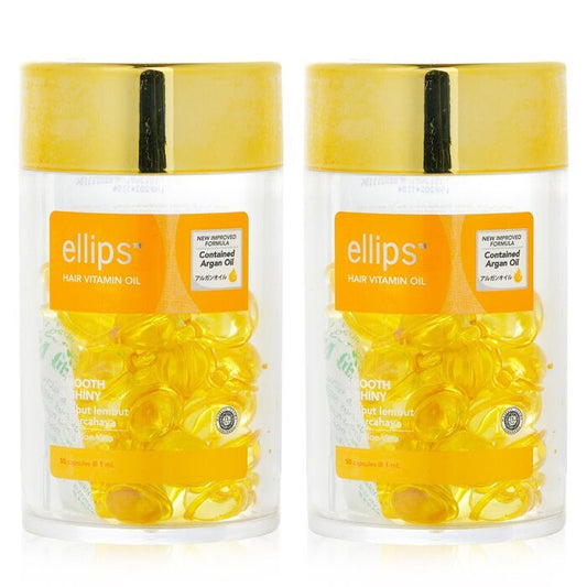 Ellips Hair Vitamin Oil - Smooth & Shiny Duo Set 2x50capsules