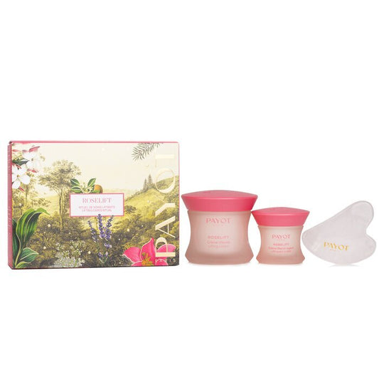 Payot Roselift Lifting Cares Ritual Set: Roselift Lifting Cream 50 ml + Lifting Eye Cream 15ml + Mini Gua Sha 1pc 3pcs