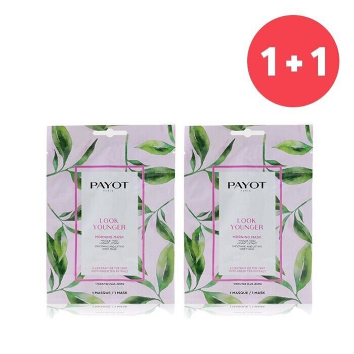 Payot 【Buy 1 Get 1】Morning Mask (Look Younger) - Smoothing & Lifting Sheet Mask   (Add ONE to Cart and get TWO) 15pcs