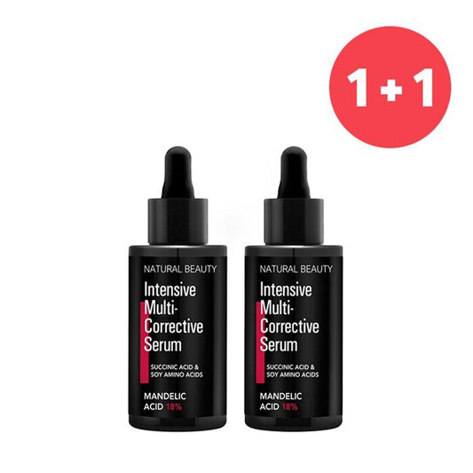 Natural Beauty 【1+1 Set】Intensive Multi-Corrective Serum - Mandelic Acid 18% 35ml/1.18oz