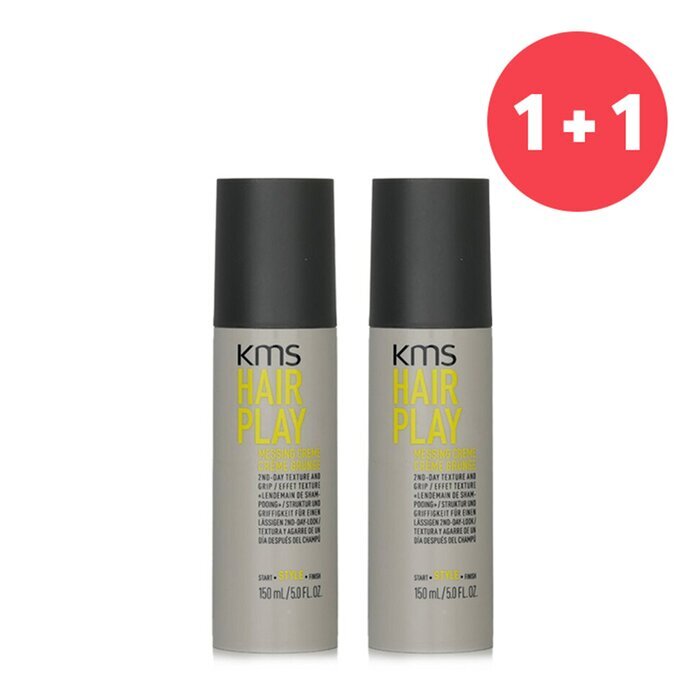 KMS California 【1+1 Set】Hair Play Messing Cream 150ml/5oz